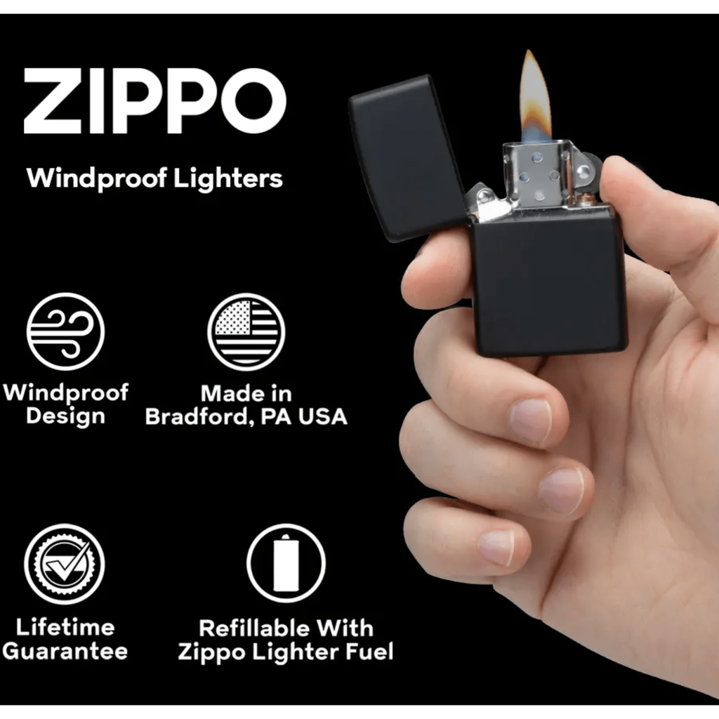 Zippo Classic Matte Black Lighter