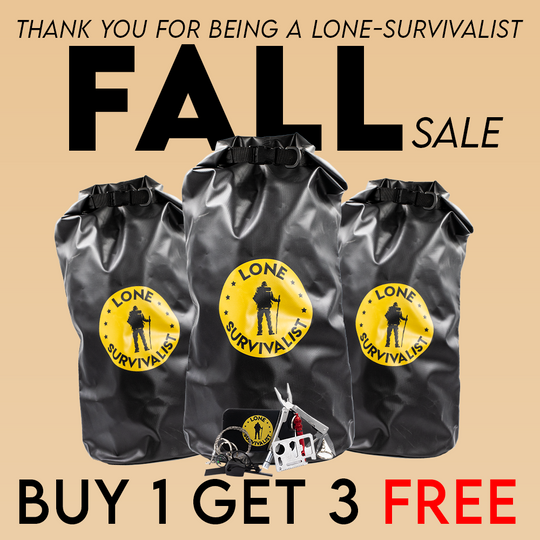 Thanksgiving Sale: Buy 1 Get 2 FREE 30L Dry Bags and 1 FREE Emergency Blak Box