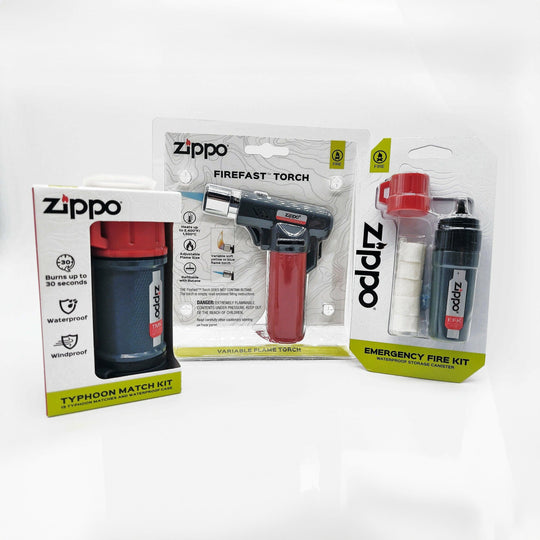 Zippo**MEGA CRATE** Zippo Typhoon Match Kit, Fire Fast Torch, Emergency Fire Kit